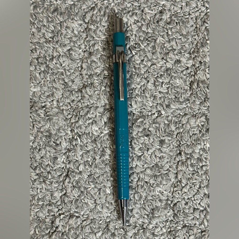 Vintage Pentel Mechanical Pencil Japan P207 Blue 0.7mm USED POOR ** See Photos